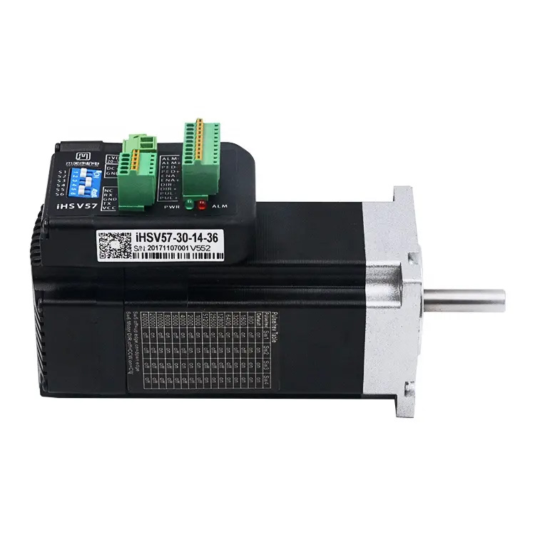 Nema 23 Integrated AC Servo Motor JMC iHSV57-30-14-36 140W 36V 0.45N.m 5.4A 3 Phase 3000RPM